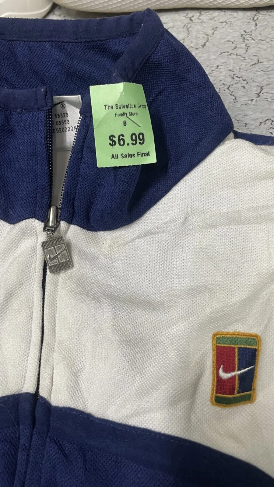 Nike White Track Jacket alternate view