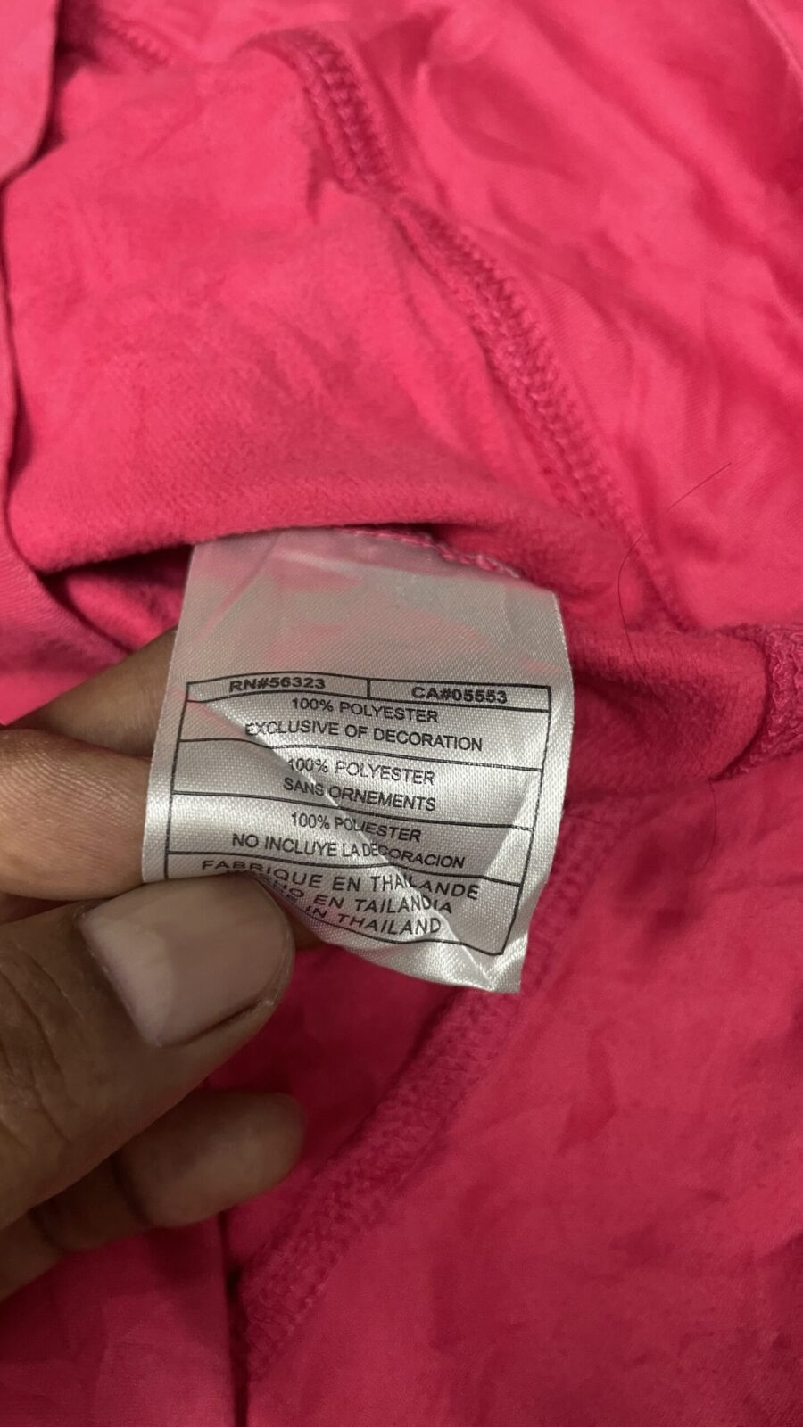 Nike Pink Track Jacket back view
