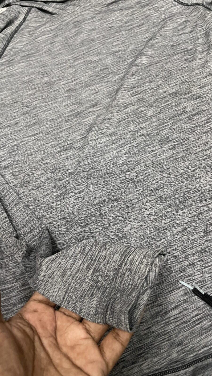 Under Armour Grey Hoodie detail view