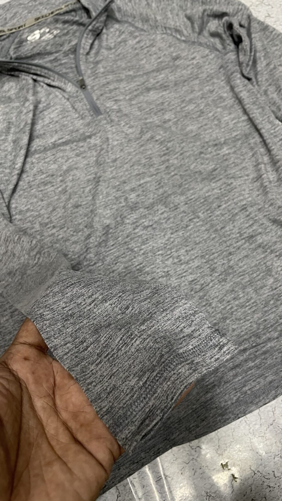 Sketchers Grey T-Shirt back view