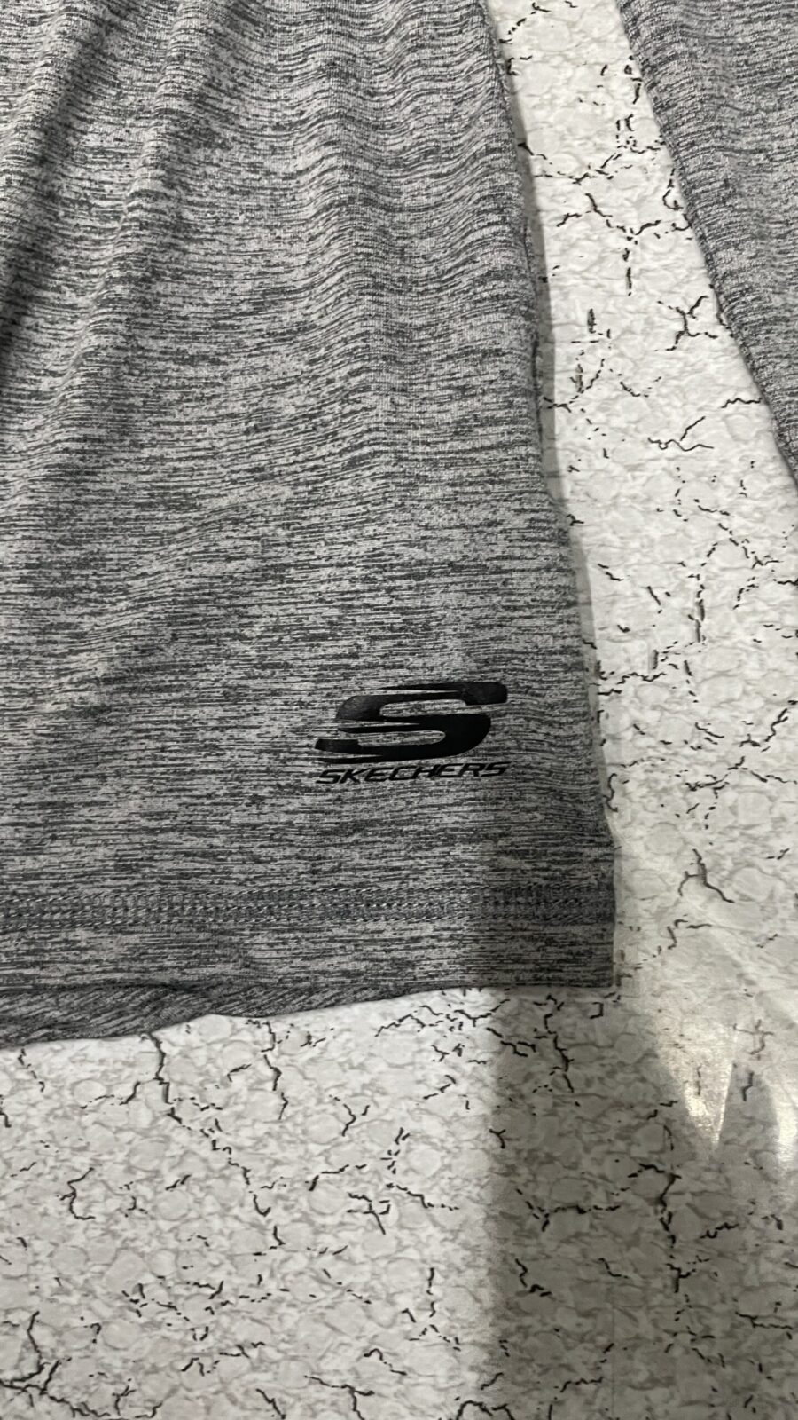 Sketchers Grey T-Shirt detail view