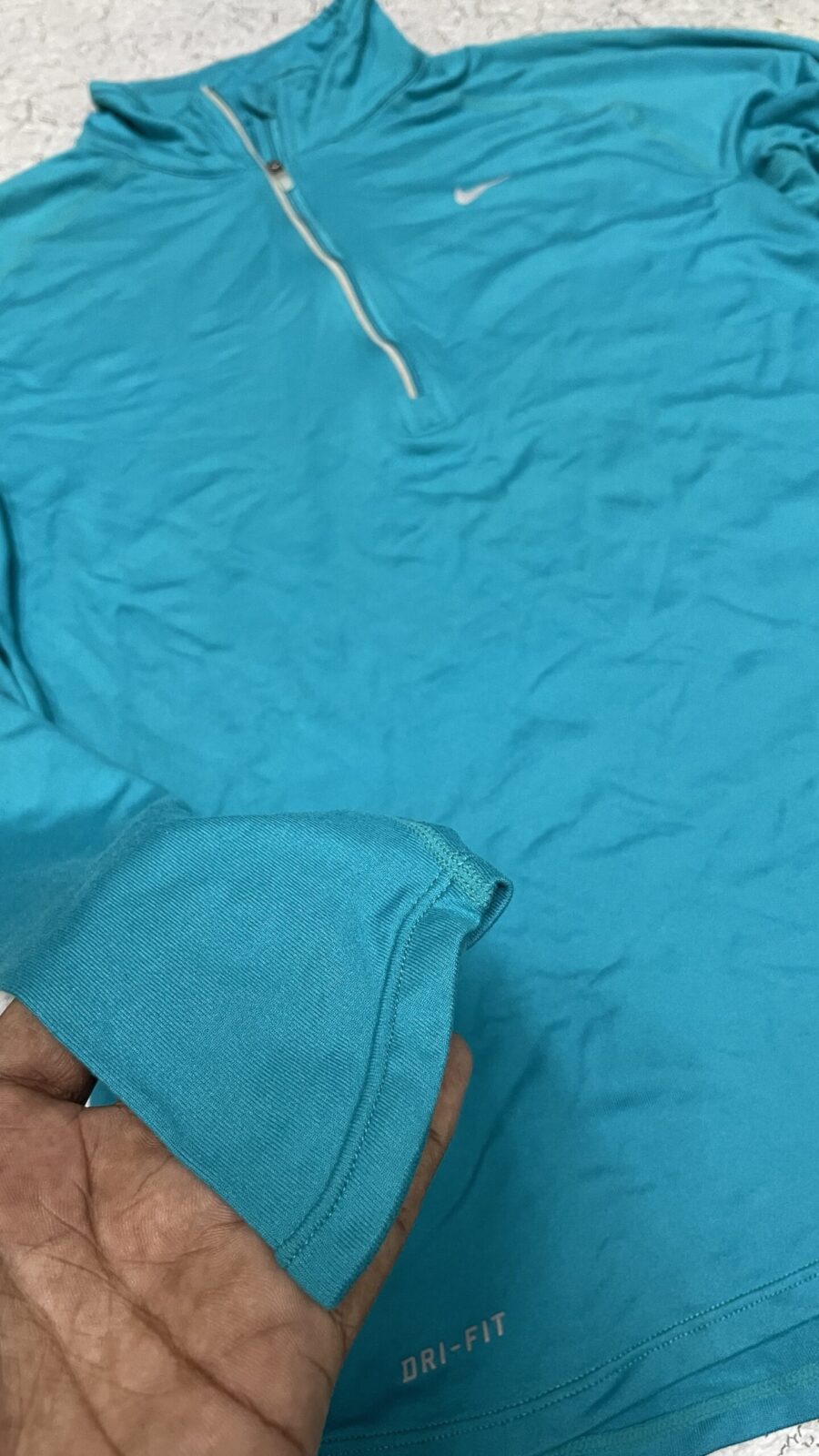 Nike Dri-FIT Blue simple back view