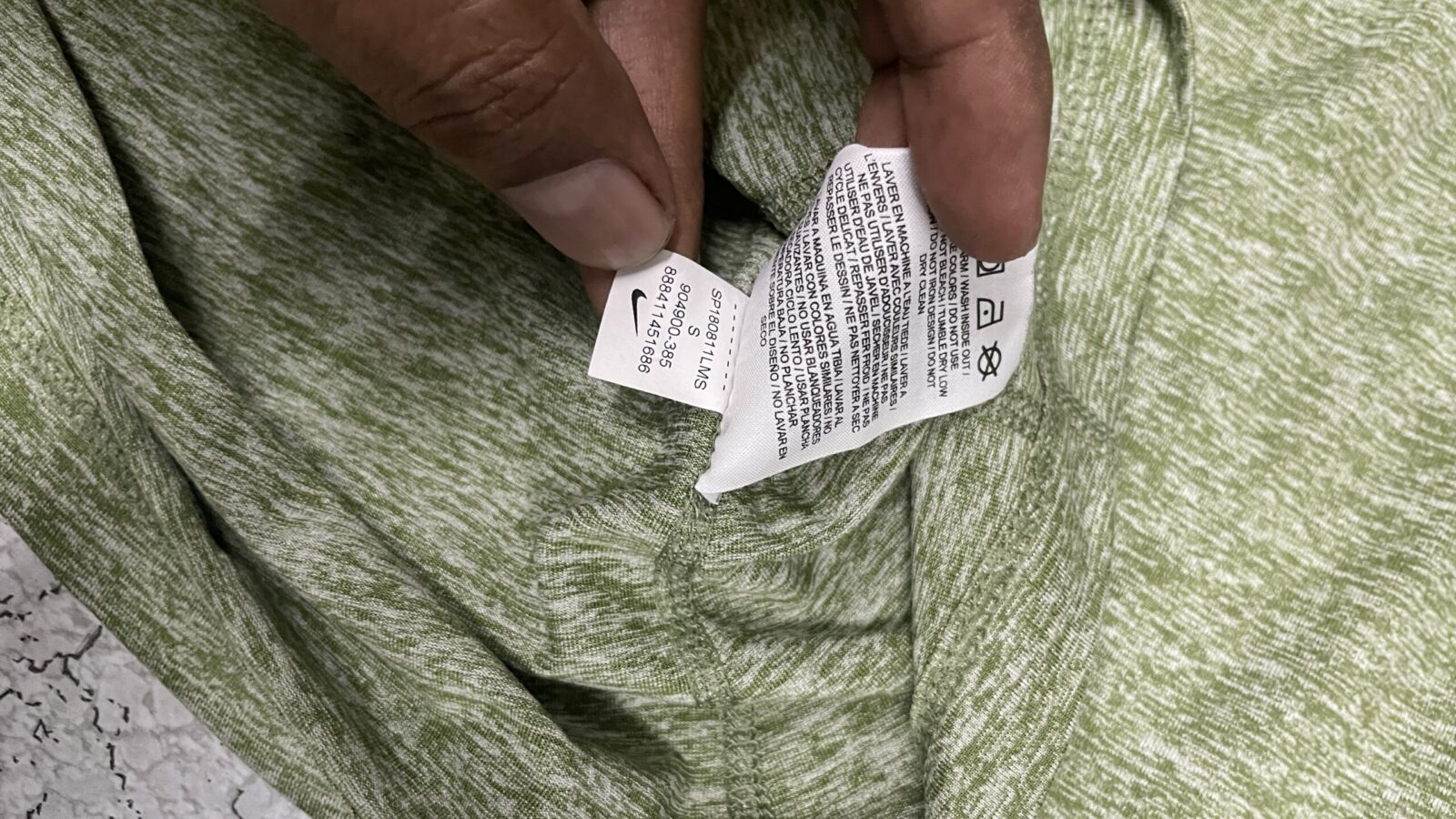 Nike Green T-Shirt back view