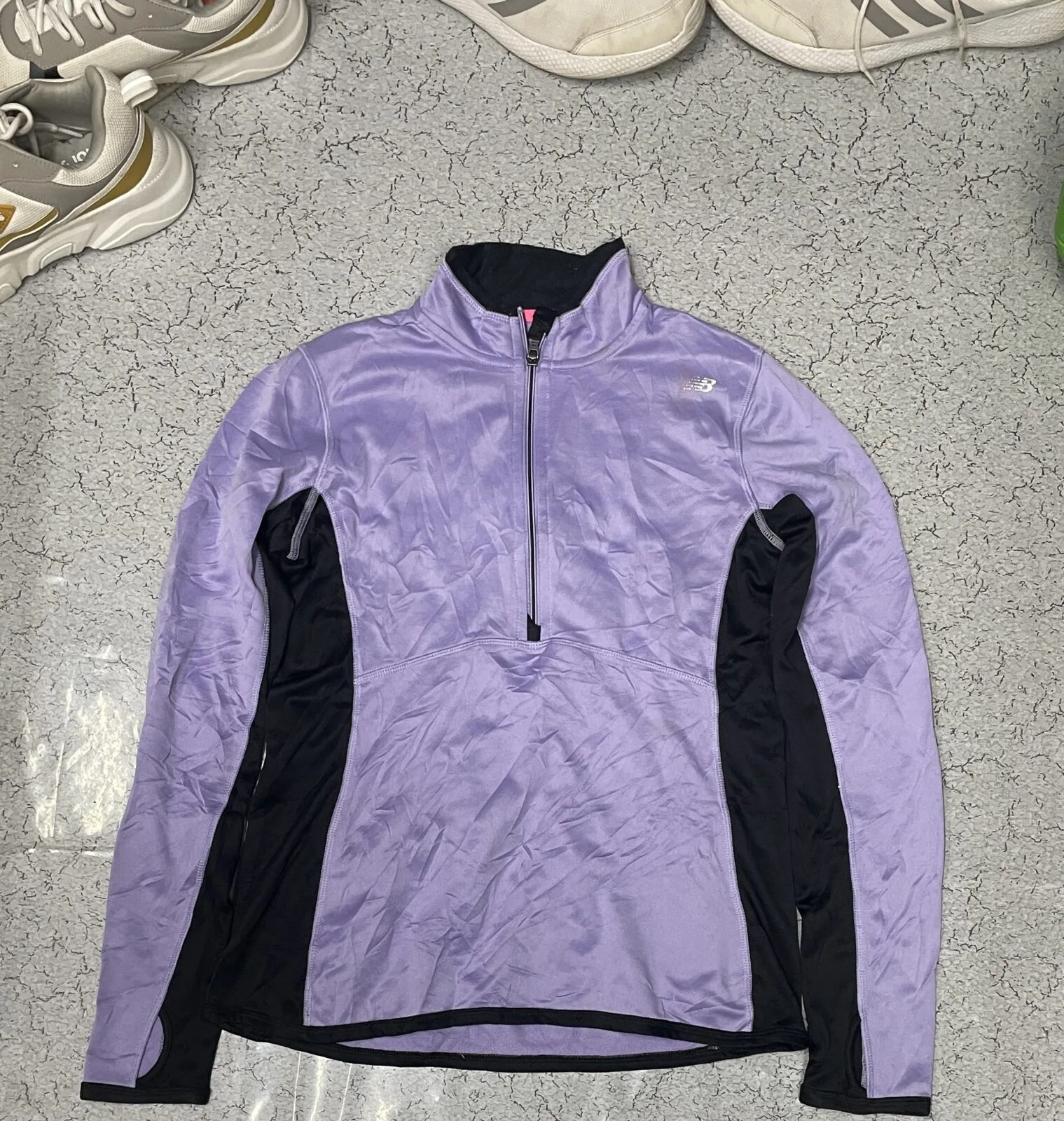 New Balance Purple T-Shirt front view
