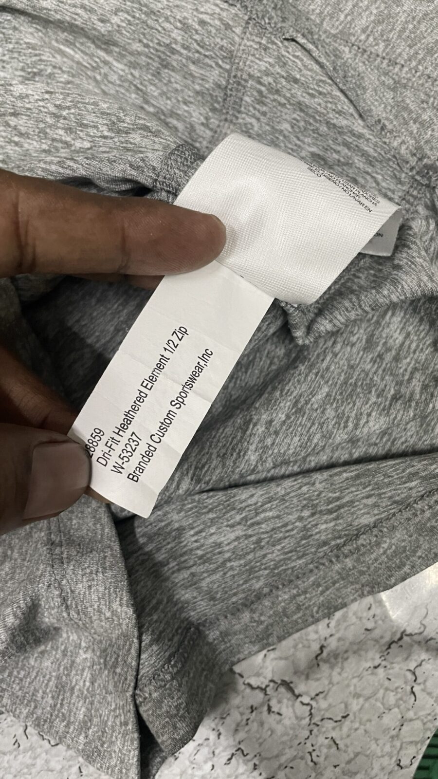 Nike Grey T-Shirt back view