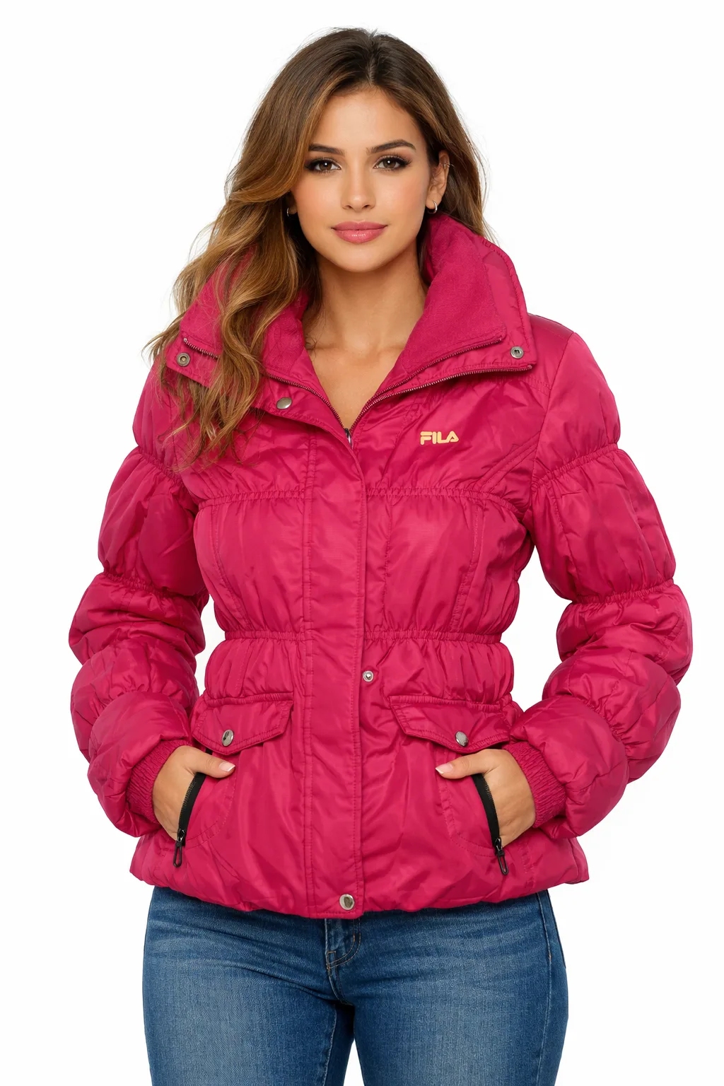 FILA Pink Jacket front view