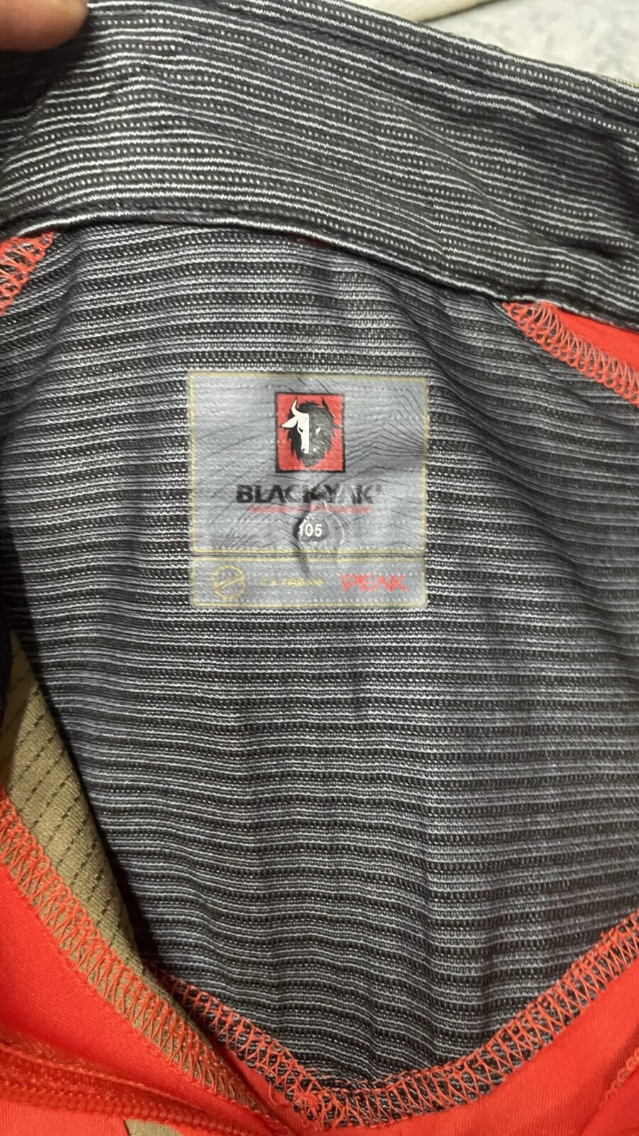 Black Yak Black T-Shirt back view