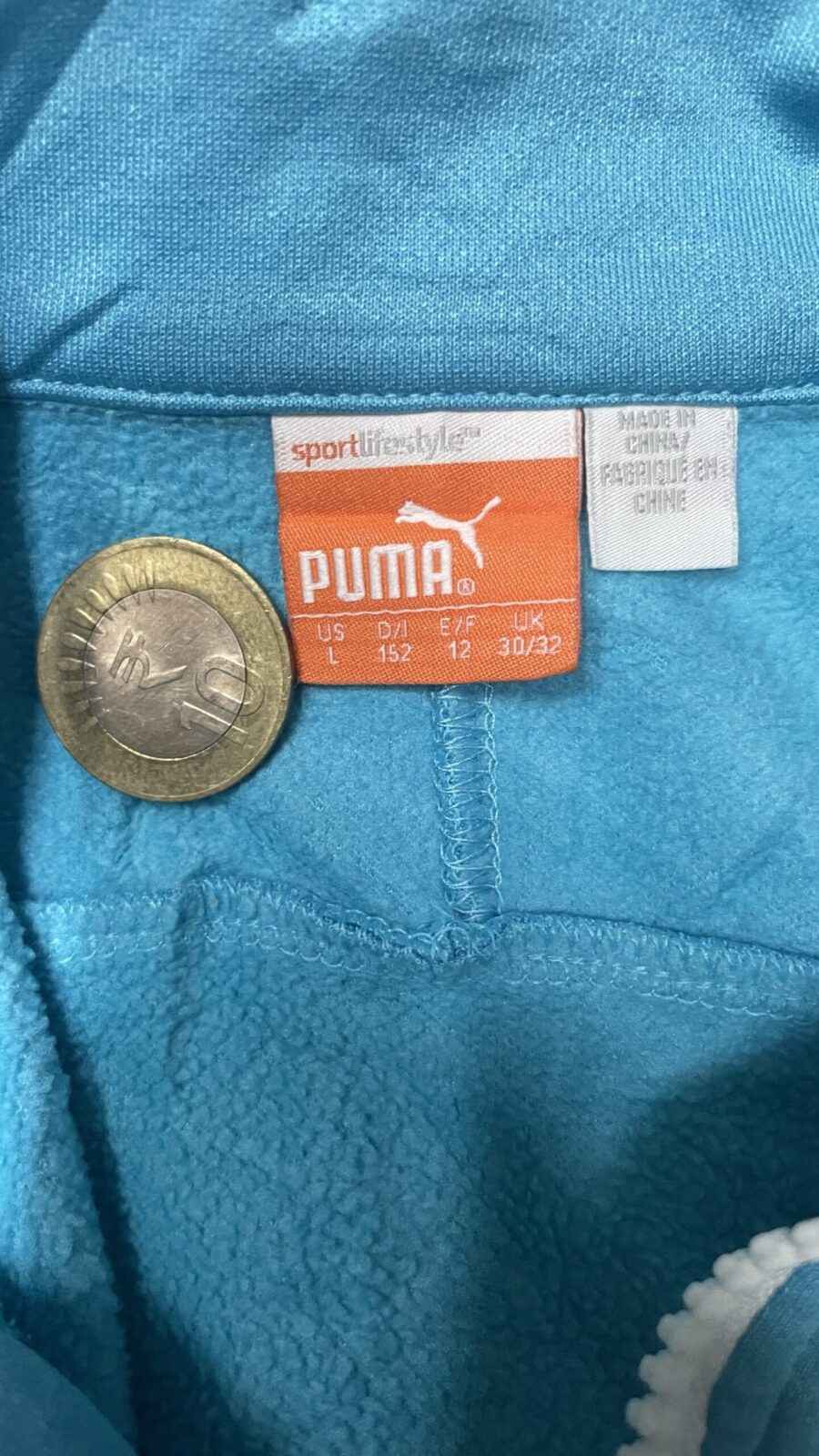 Puma Blue T-Shirt back view