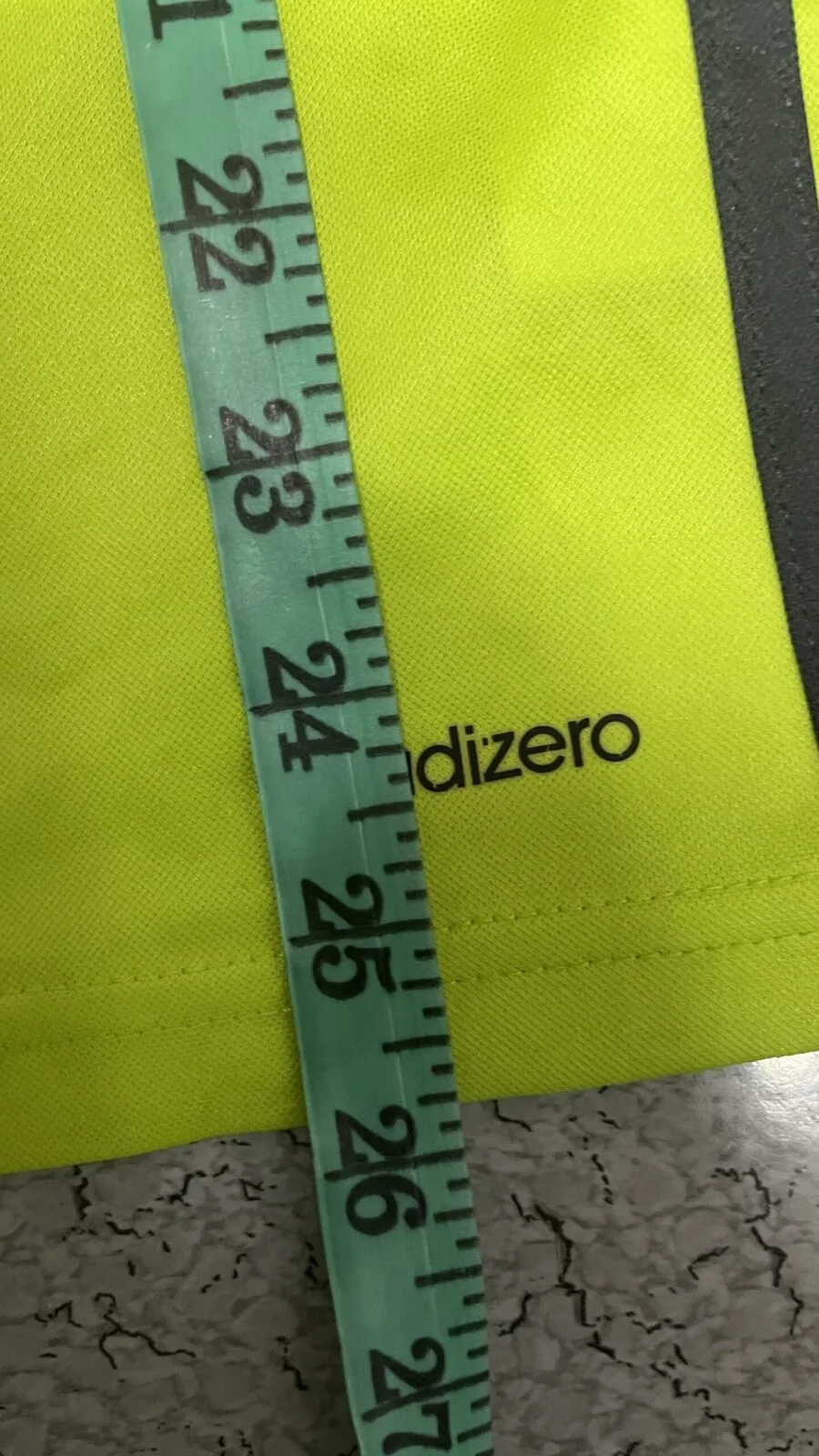 Adidas Green Jersey detail view