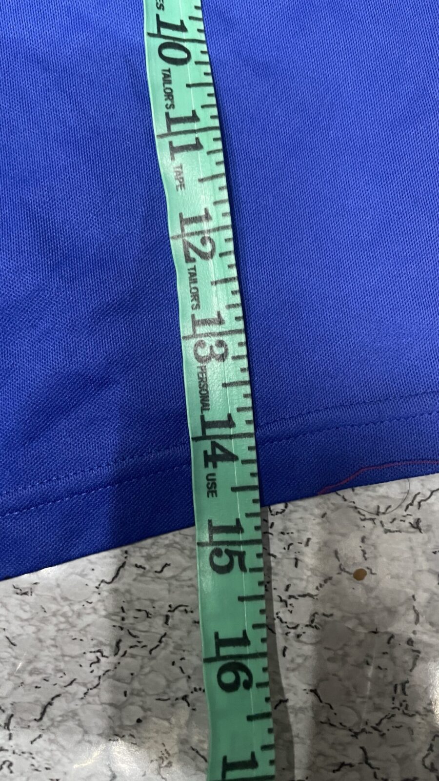 Adidas Blue Shorts back view