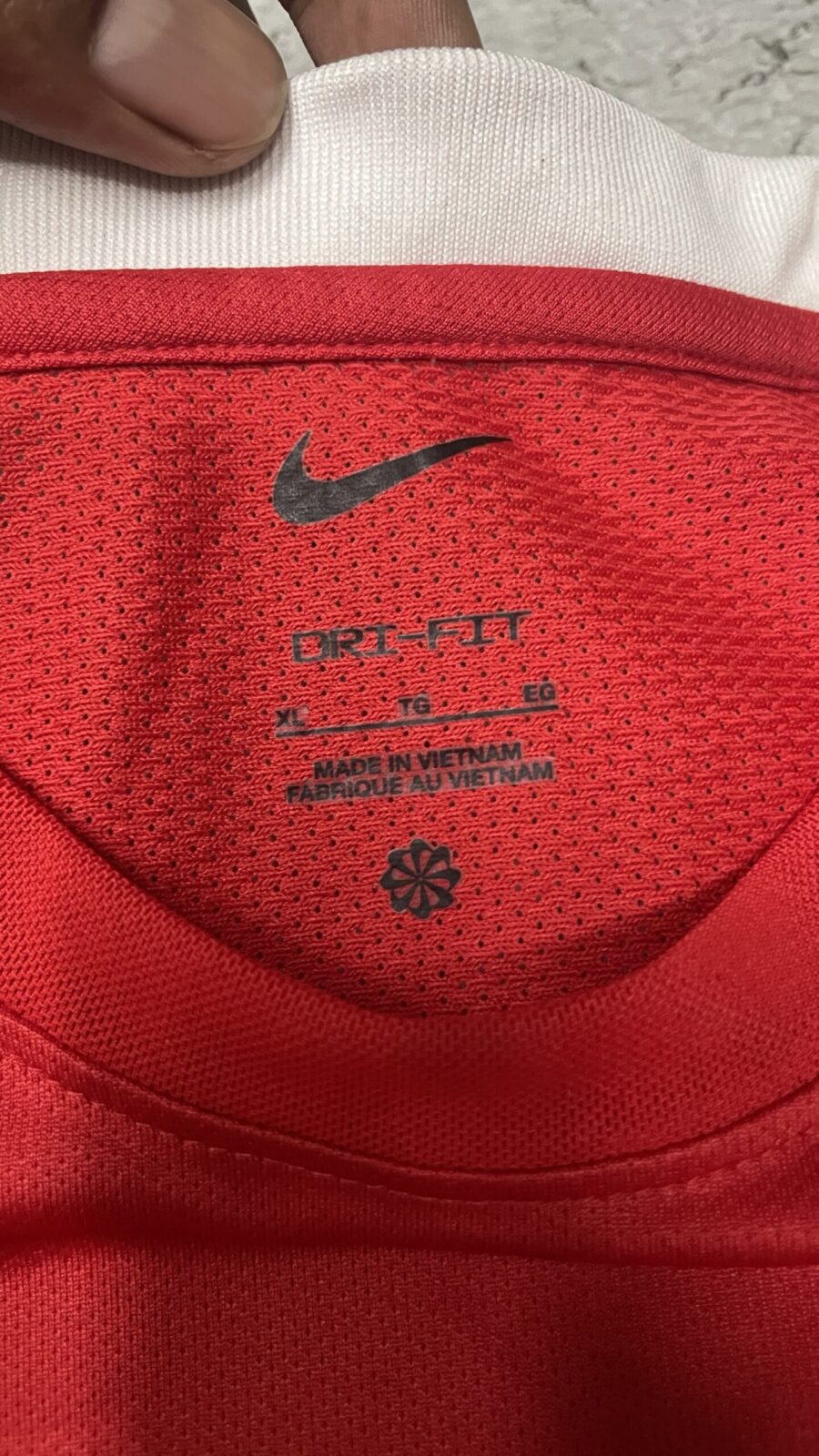 Nike Red Jersey alternate view