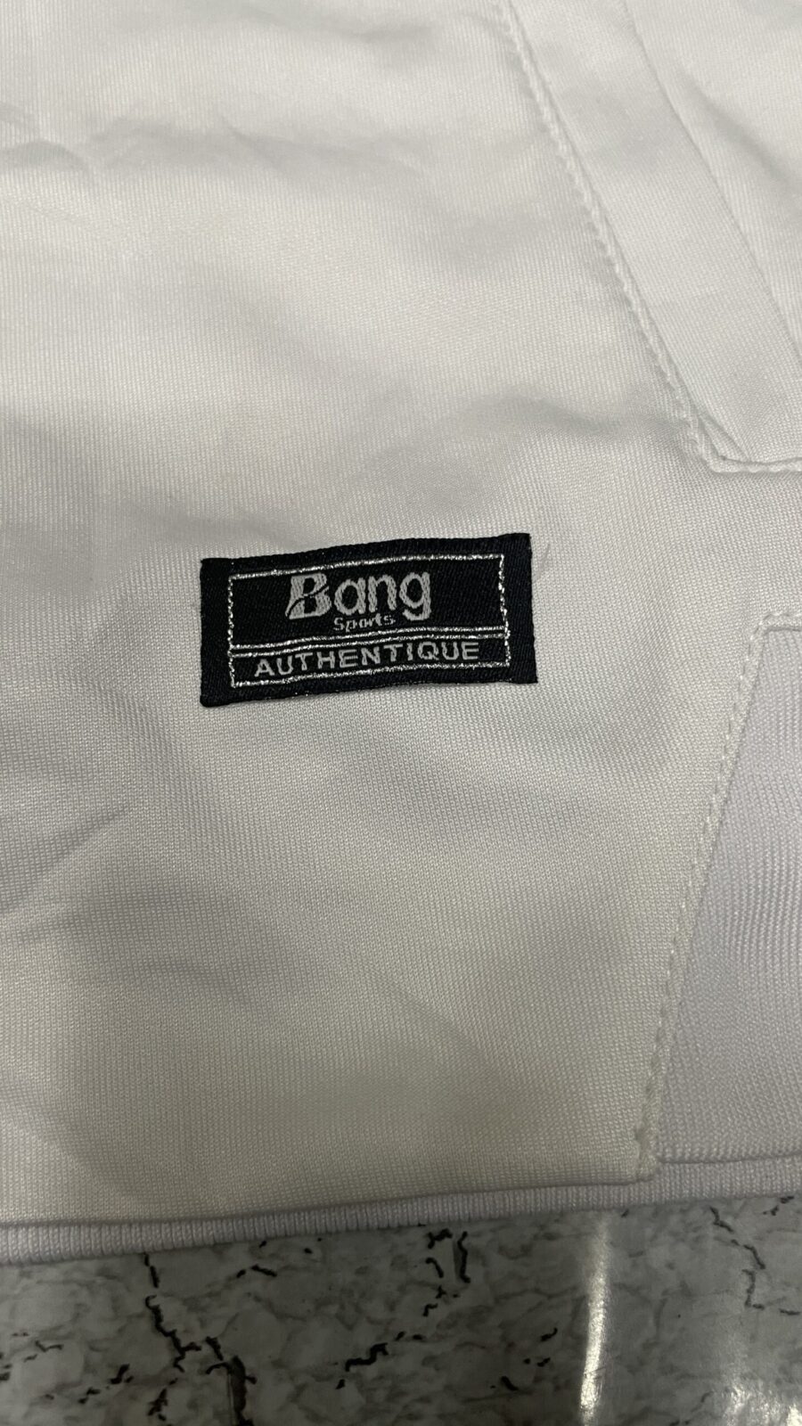 White Track Jacket detail view
