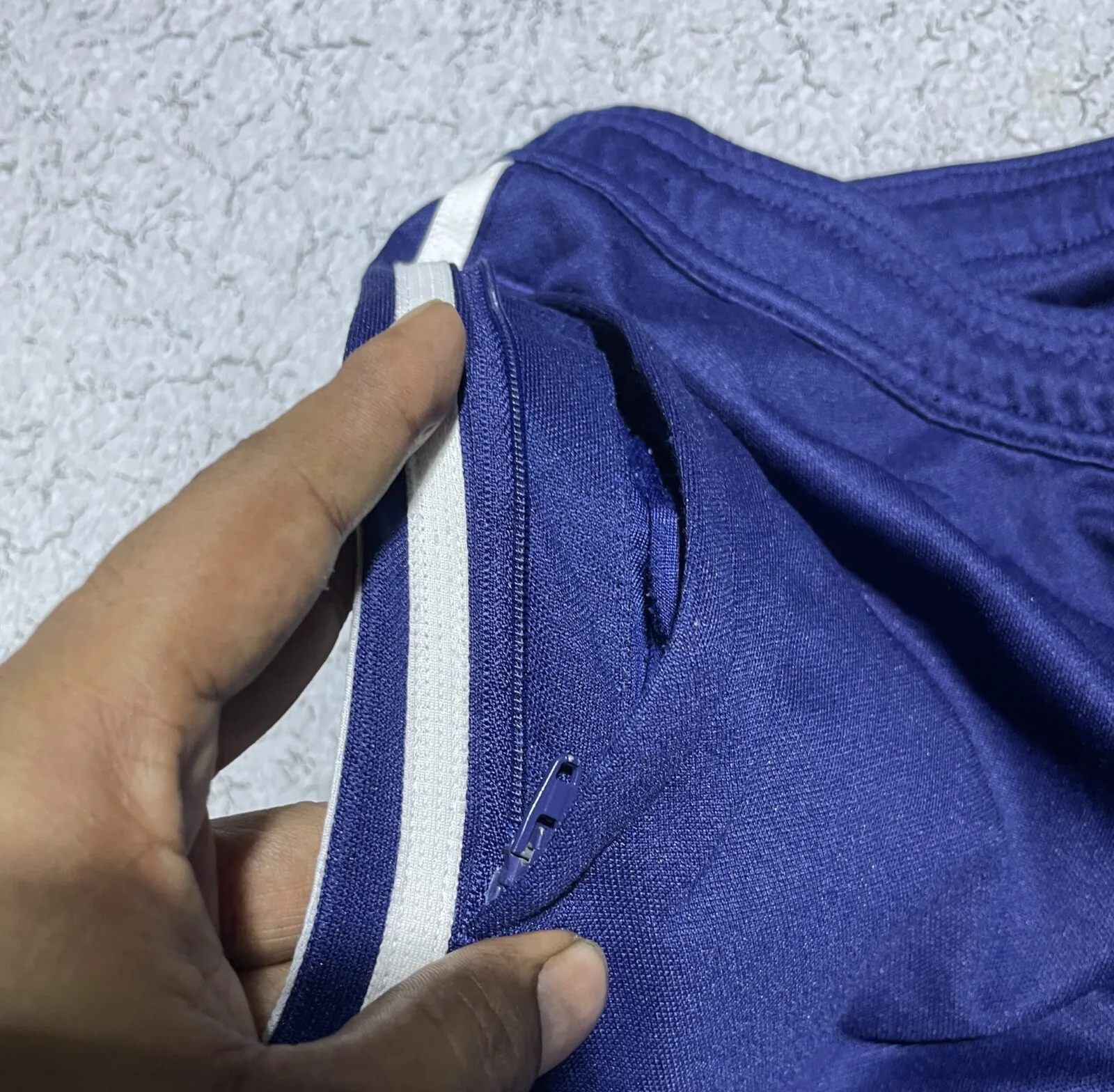 Adidas Blue Track Pants alternate view