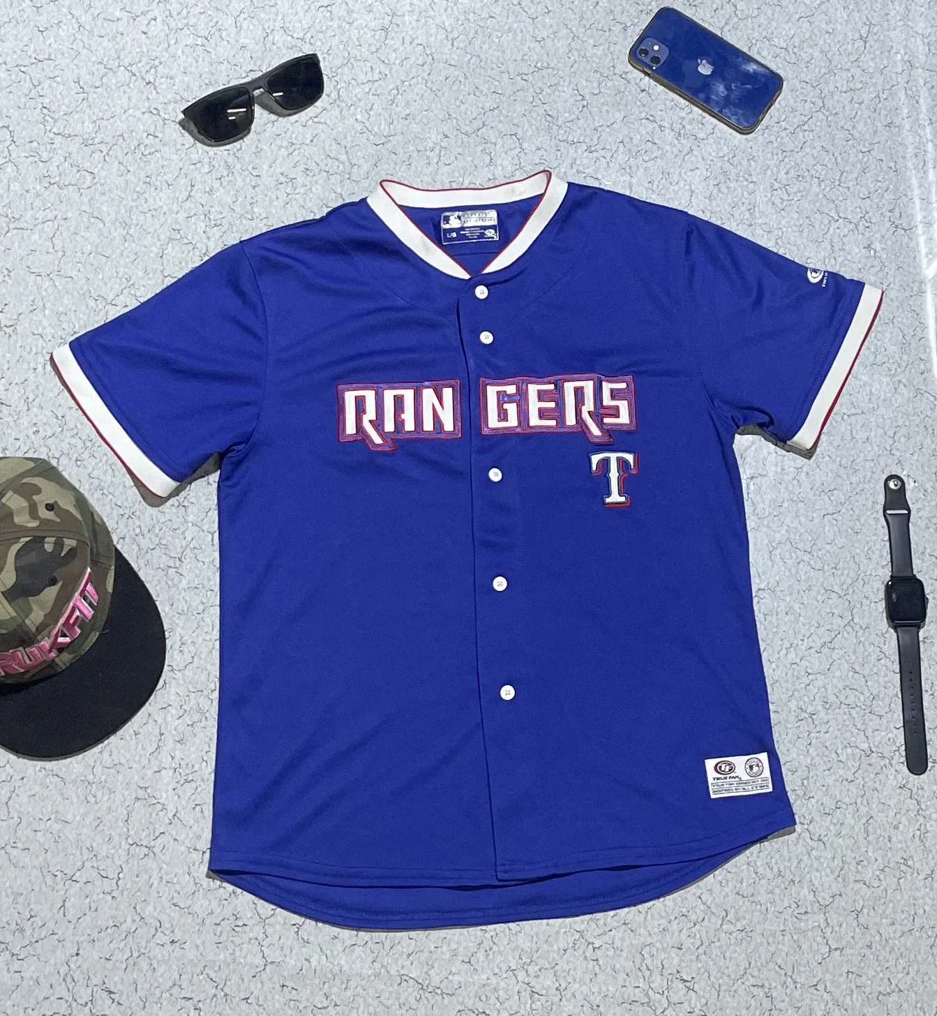 Blue Jersey front view