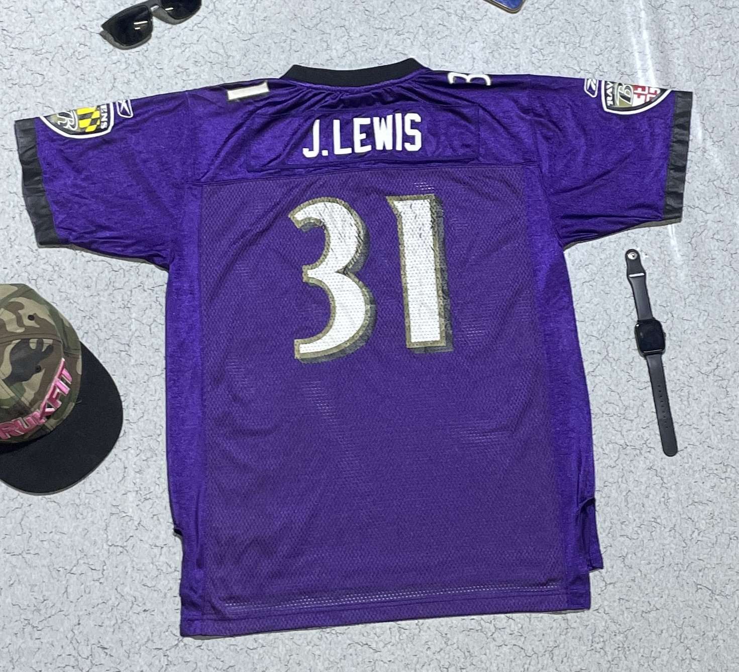 Reebok Jersey back view