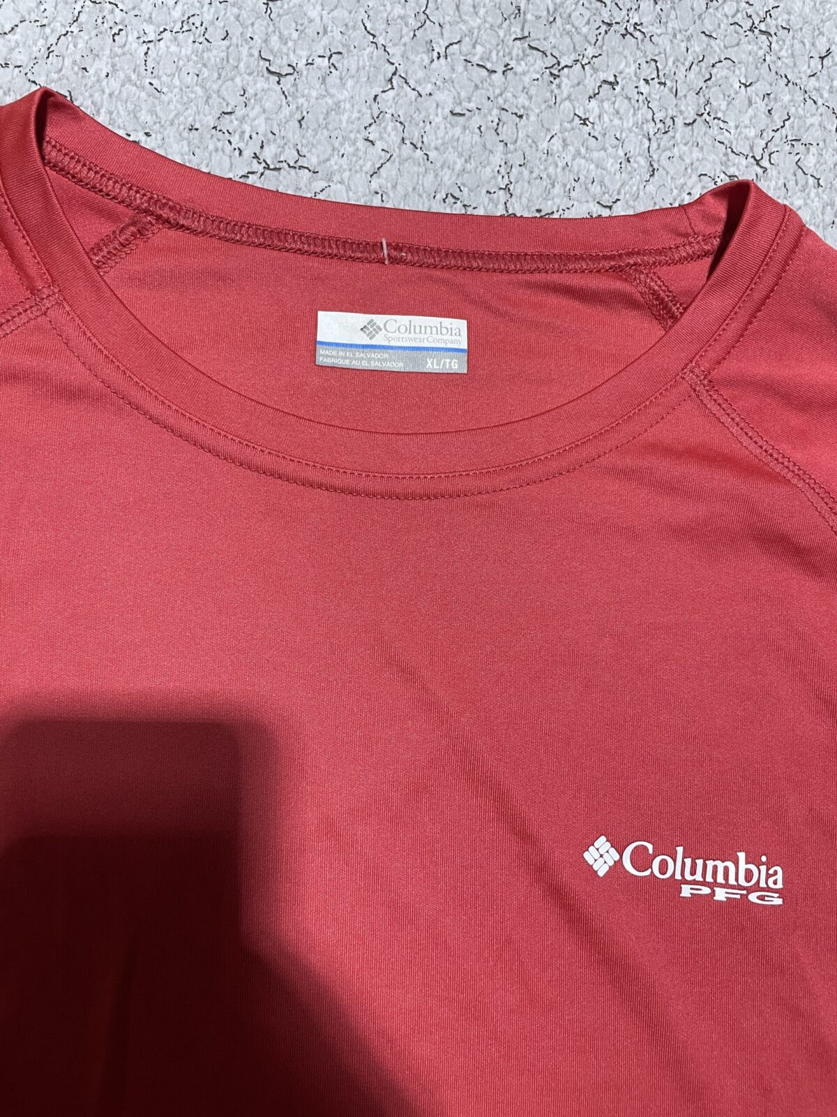 Columbia PFG Red Hoodie alternate view