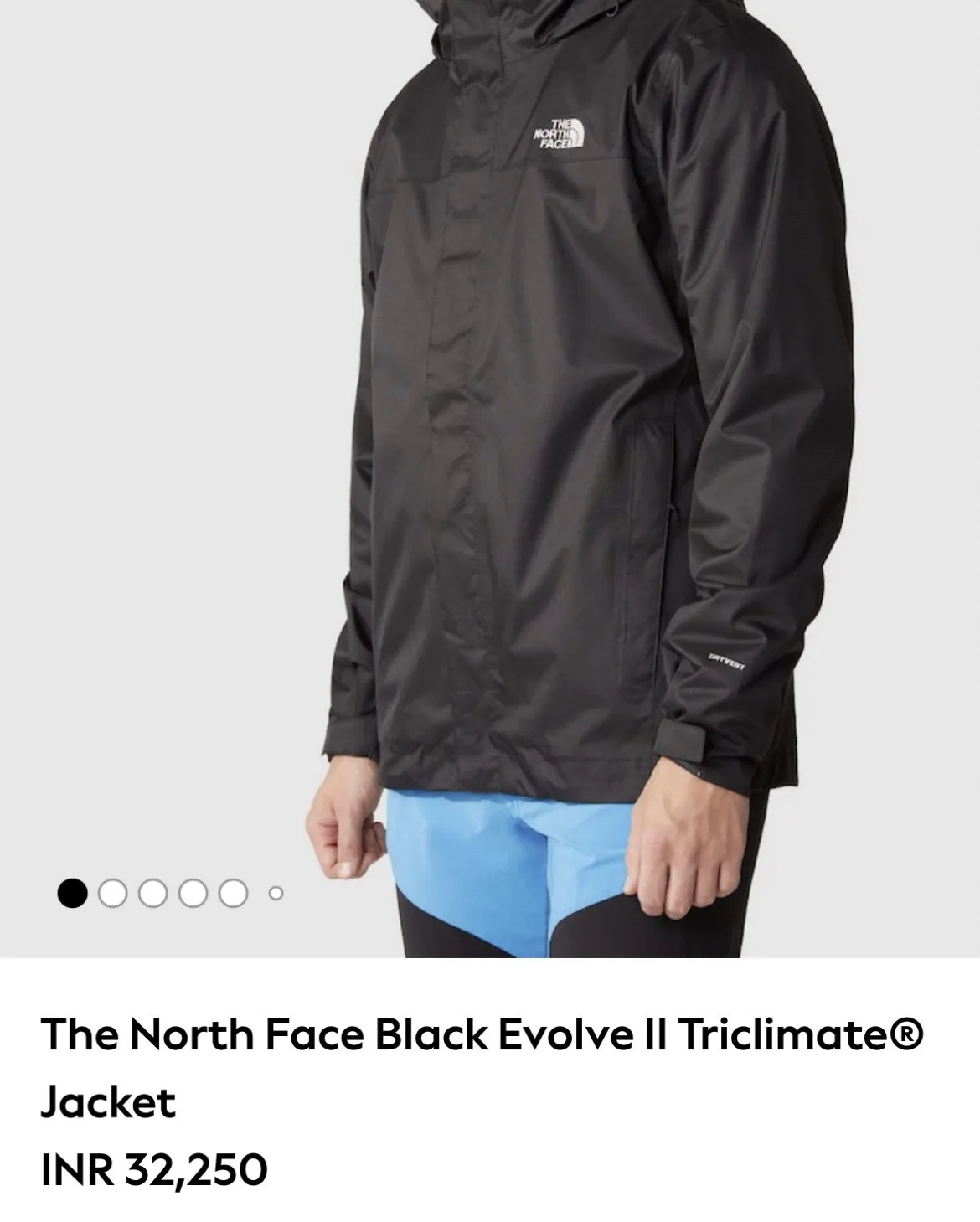 The North Face Black Rain Jacket alternate view