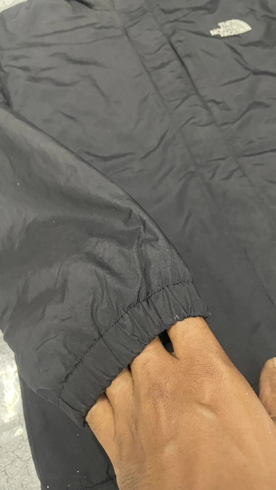 The North Face HyVent Black Jacket detail view