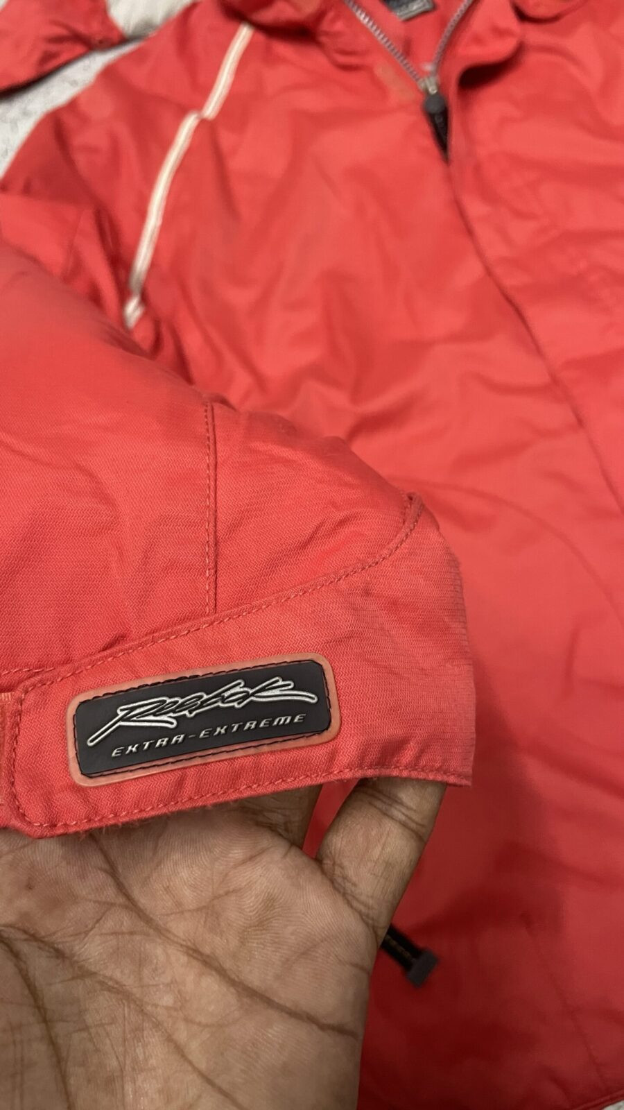 Reebok Red Jacket back view