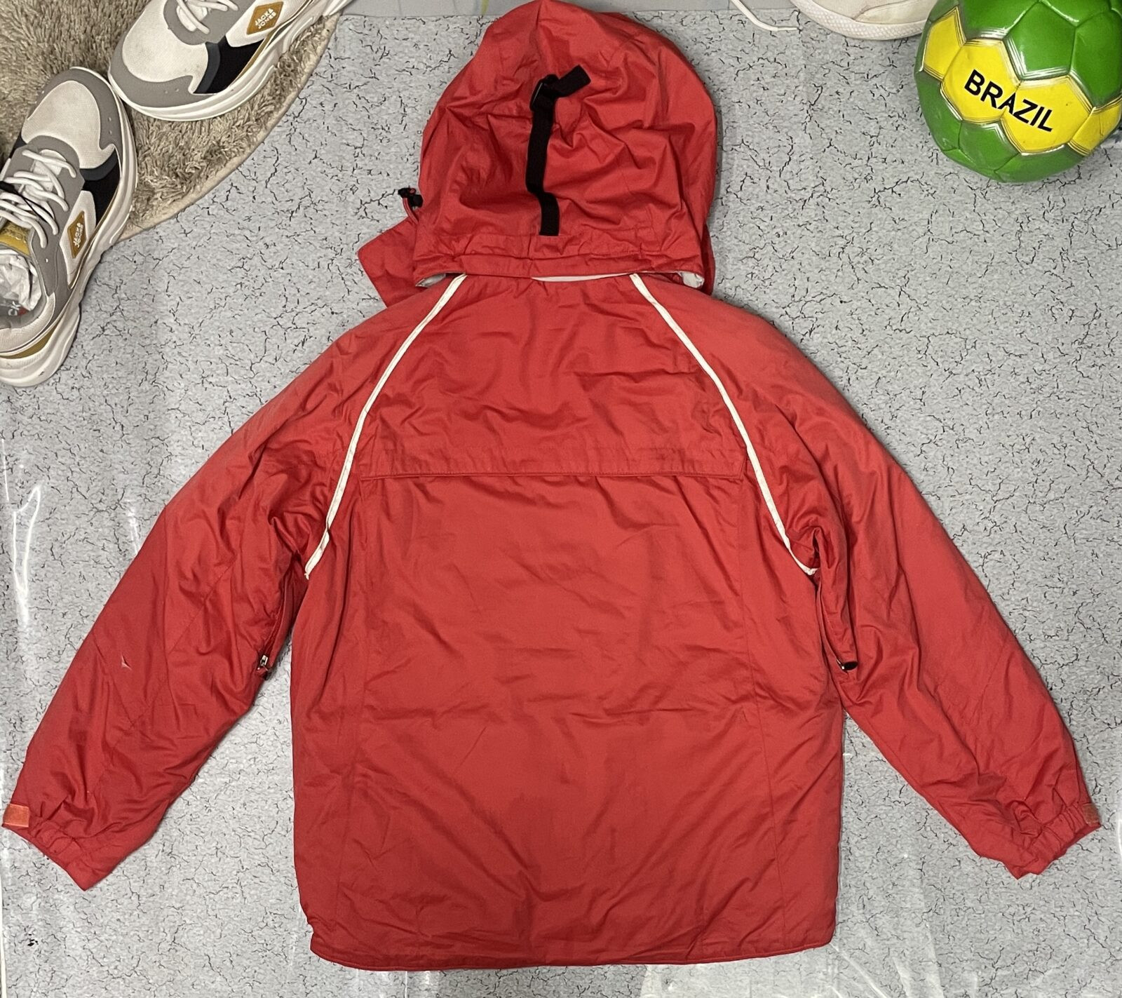 Reebok Red Jacket detail view
