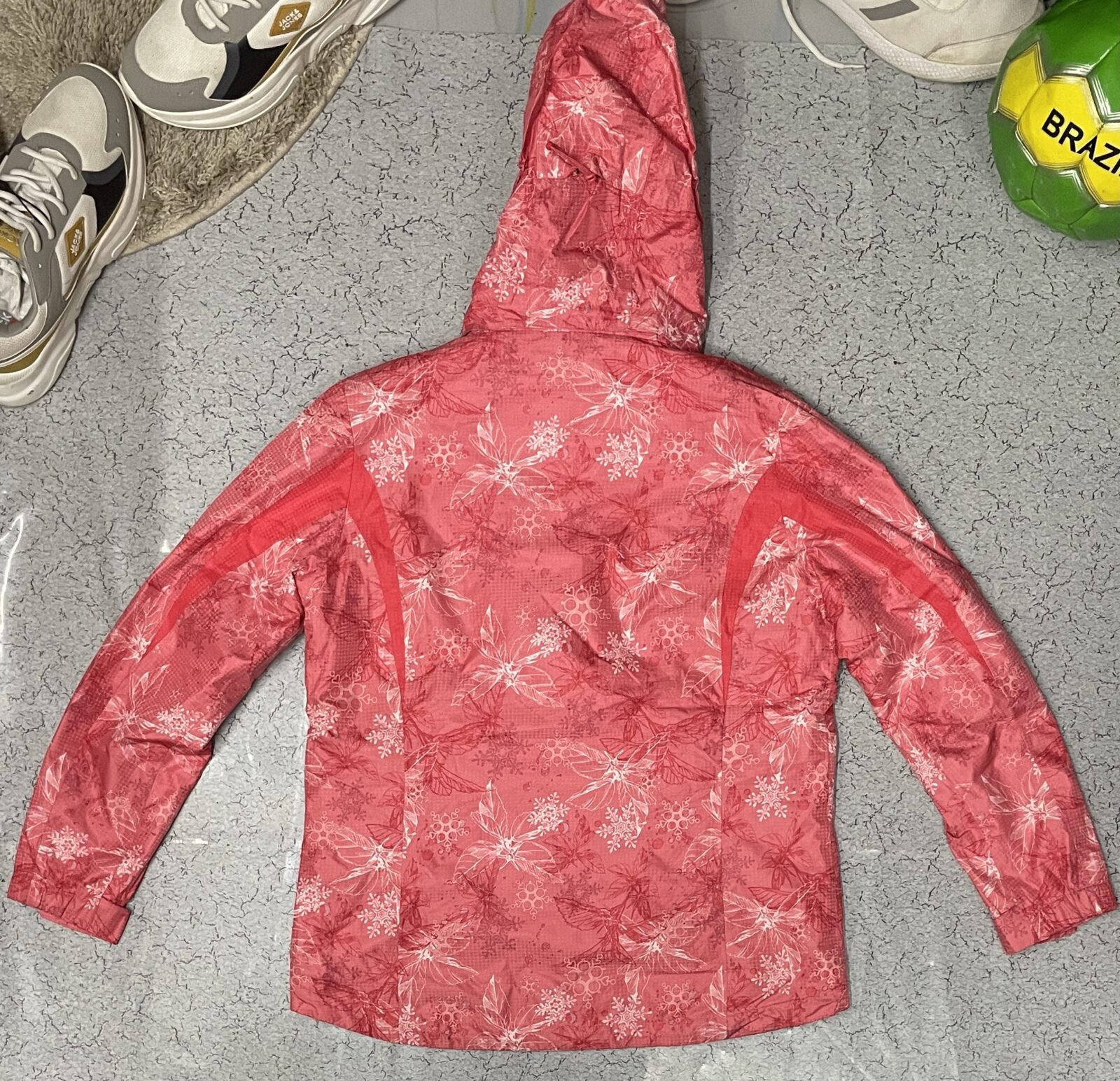 Orange Jacket back view