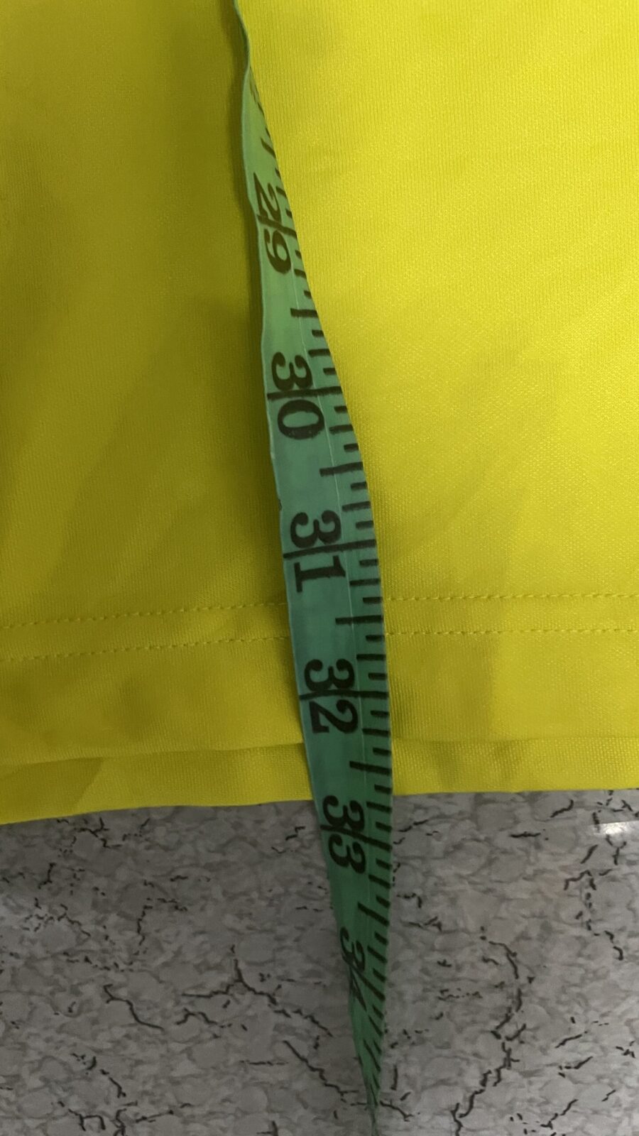 Under Armour Yellow T-Shirt back view