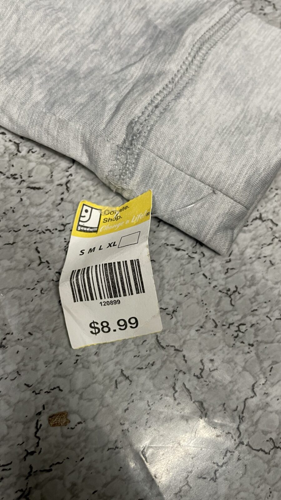 Under Armour Grey T-Shirt back view