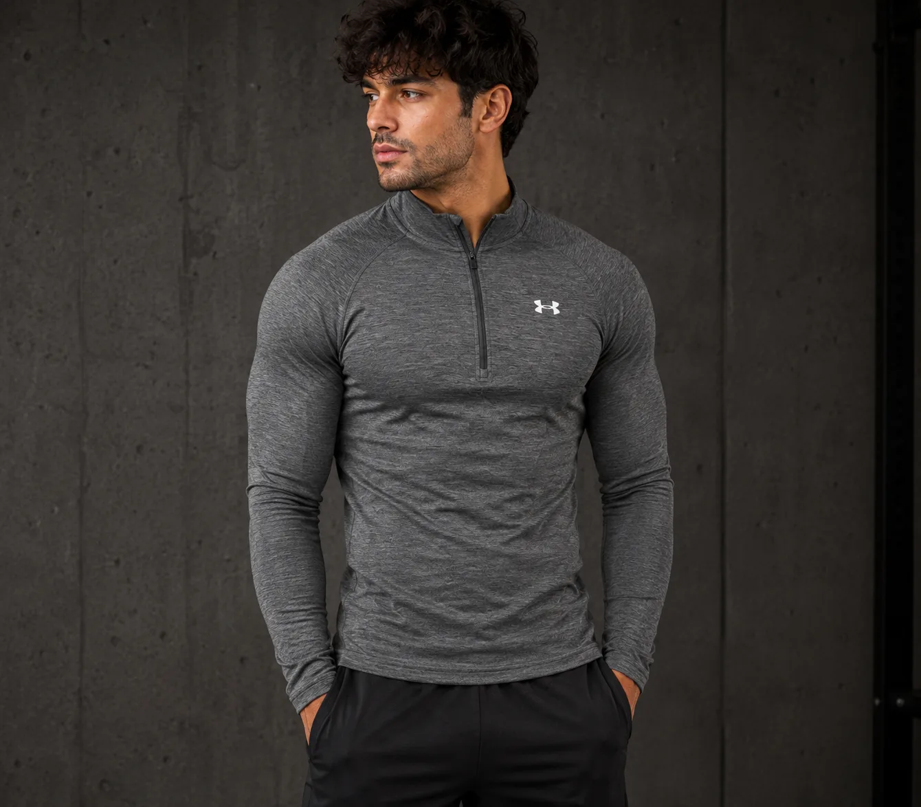 Under Armour Grey simple front view