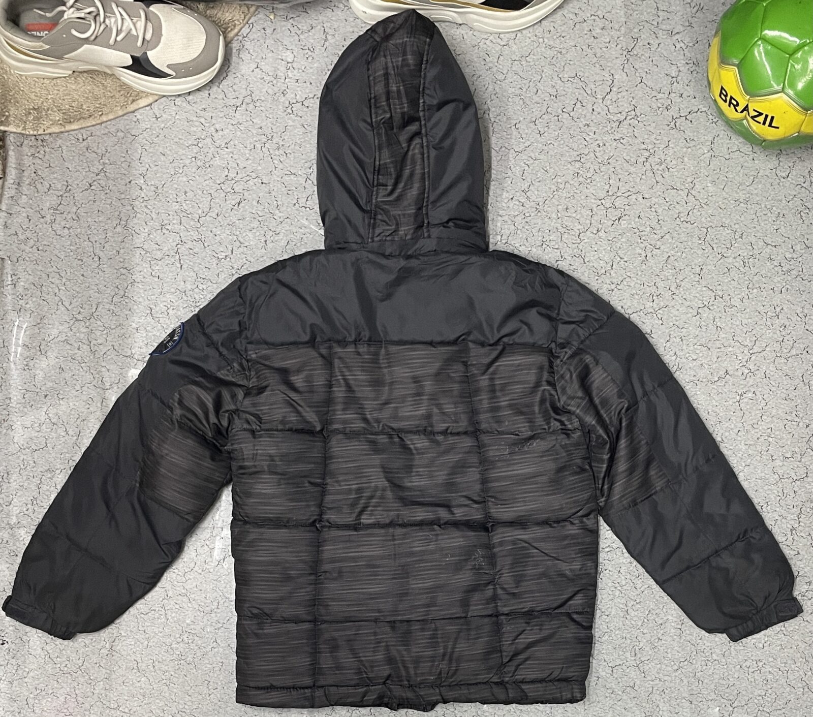 U.S. Polo Assn. Grey Jacket back view