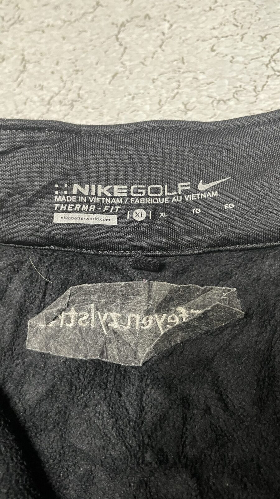 Nike Golf Dri-FIT Jacket back view