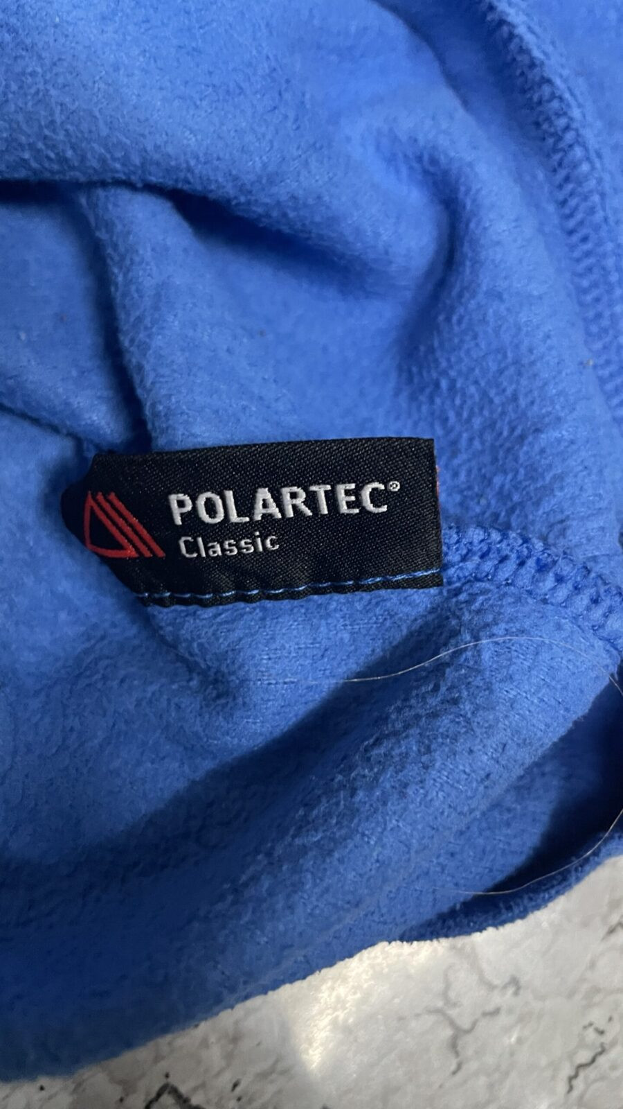 The North Face Blue Sweater back view