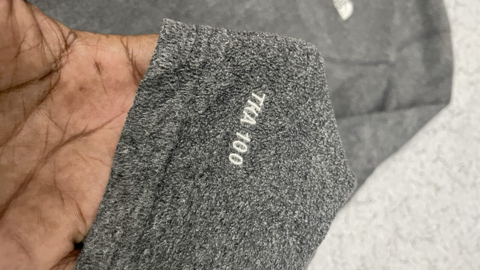 The North Face Grey Sweater detail view