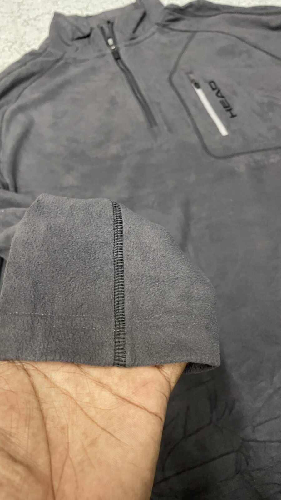 Grey Sweatshirt detail view