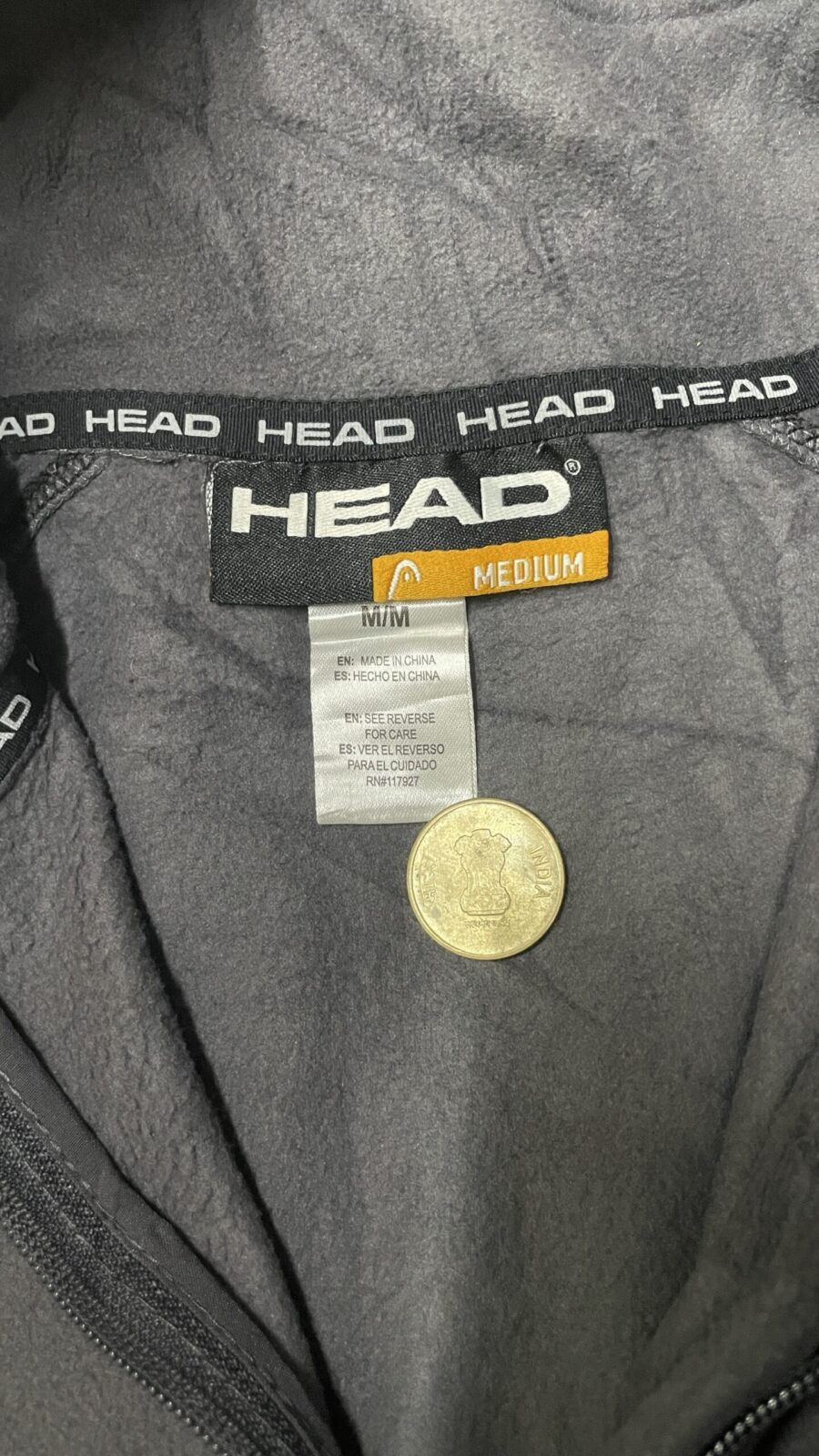 Grey Sweatshirt back view