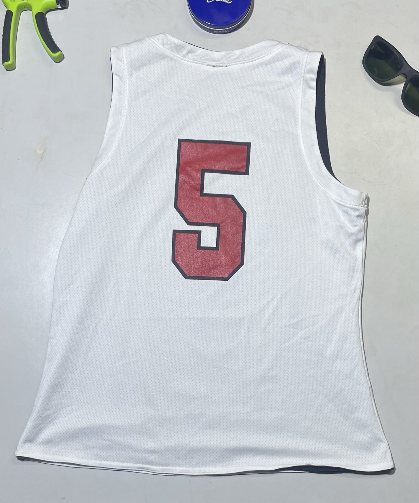 Black Jersey back view