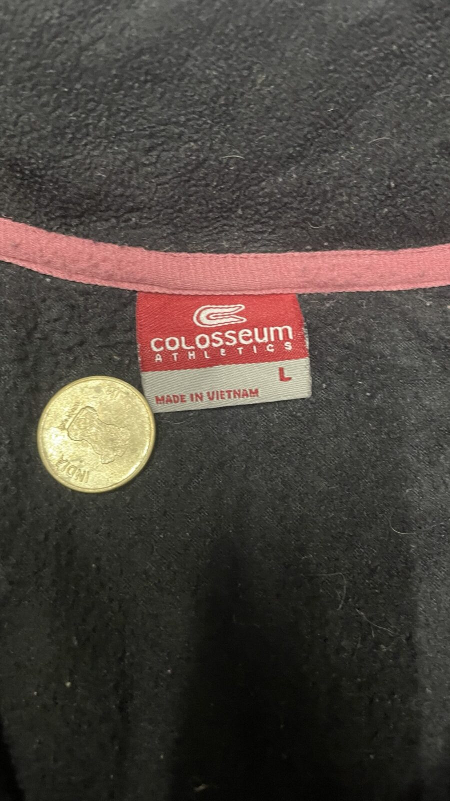 Black Track Jacket back view