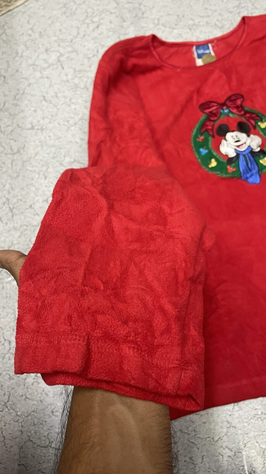 Red Sweater detail view