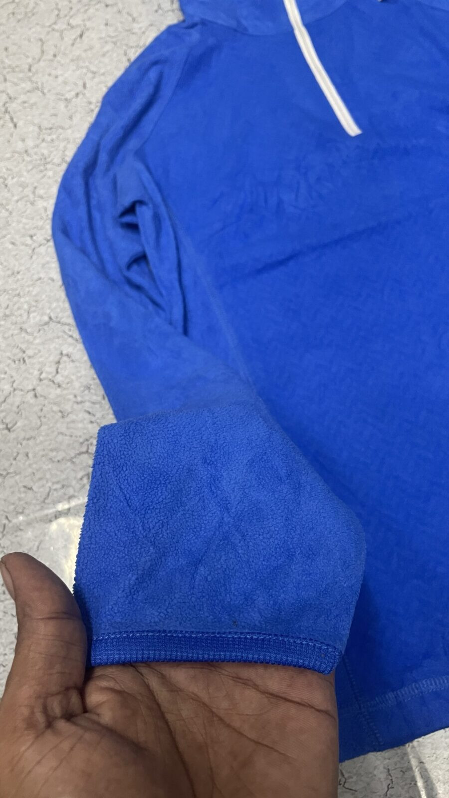 Columbia Blue Sweatshirt detail view