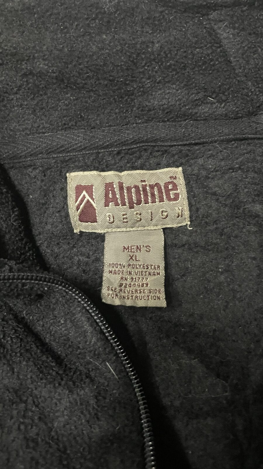 Black Sweatshirt detail view