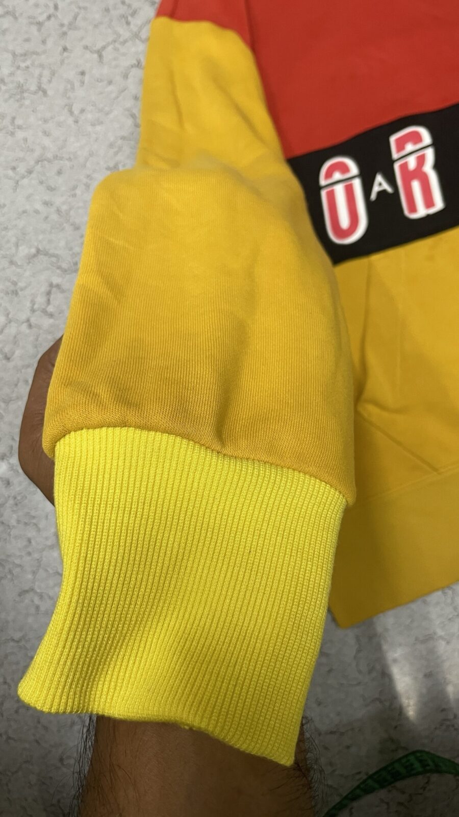 Red Hoodie detail view