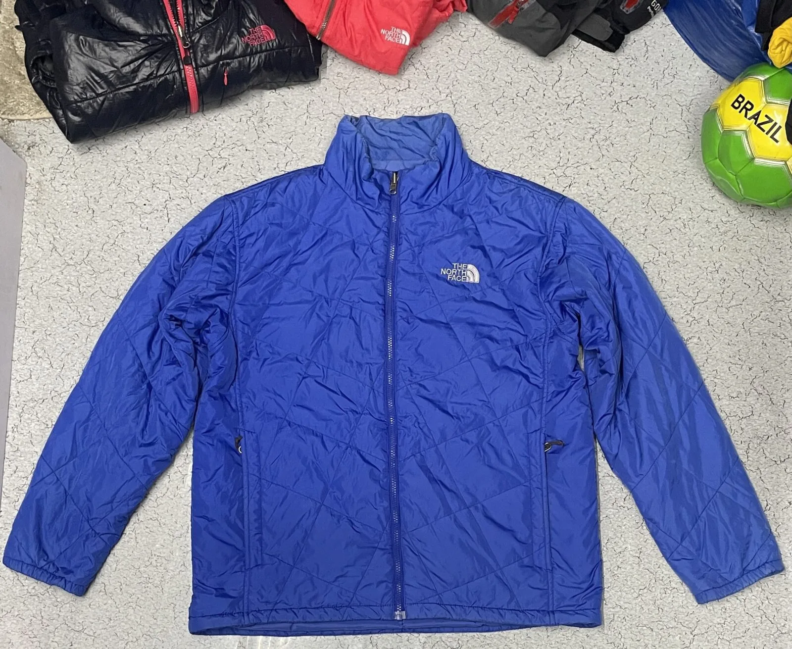 The North Face Blue Puffer Jacket alternate view