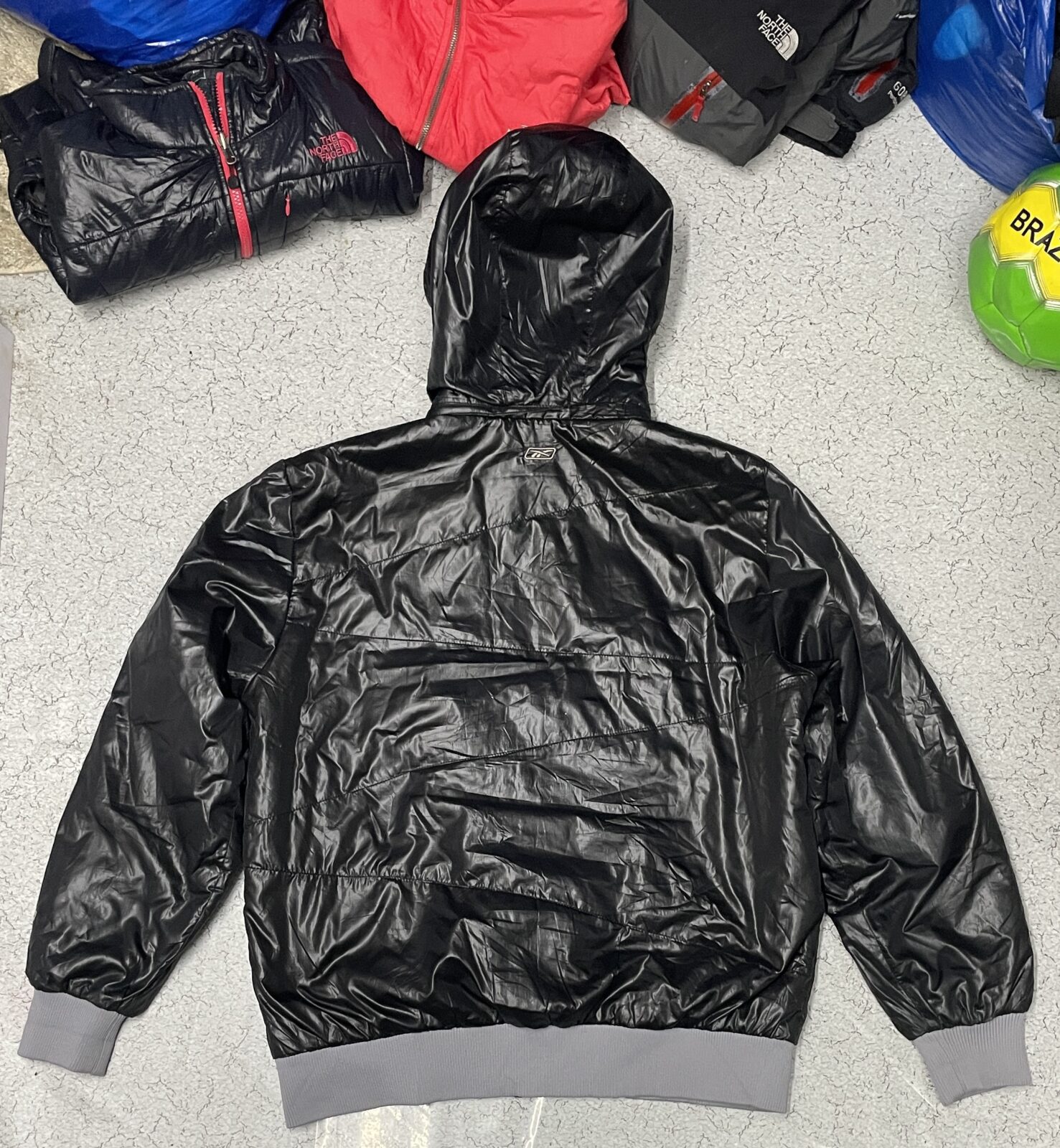 Reebok Black Jacket back view