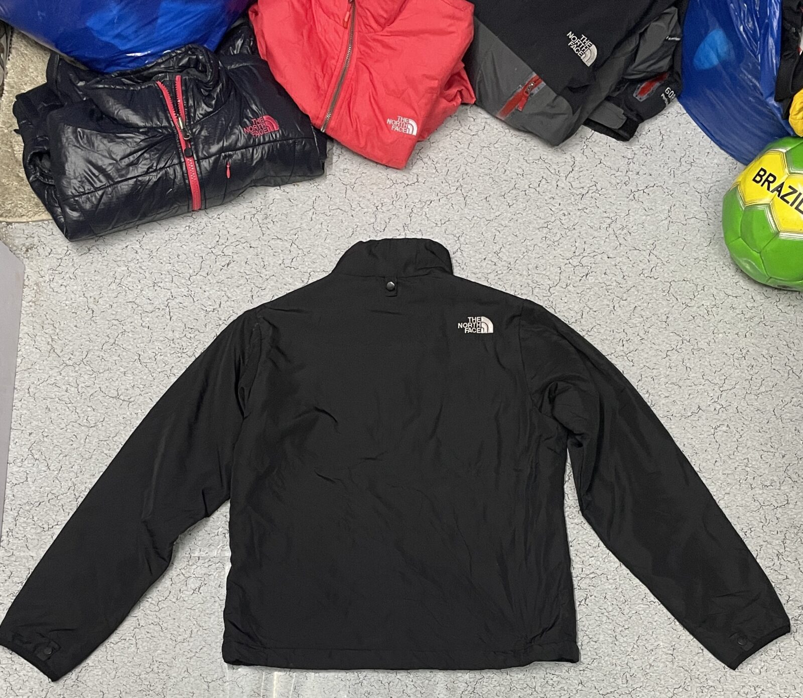 The North Face Black Jacket back view