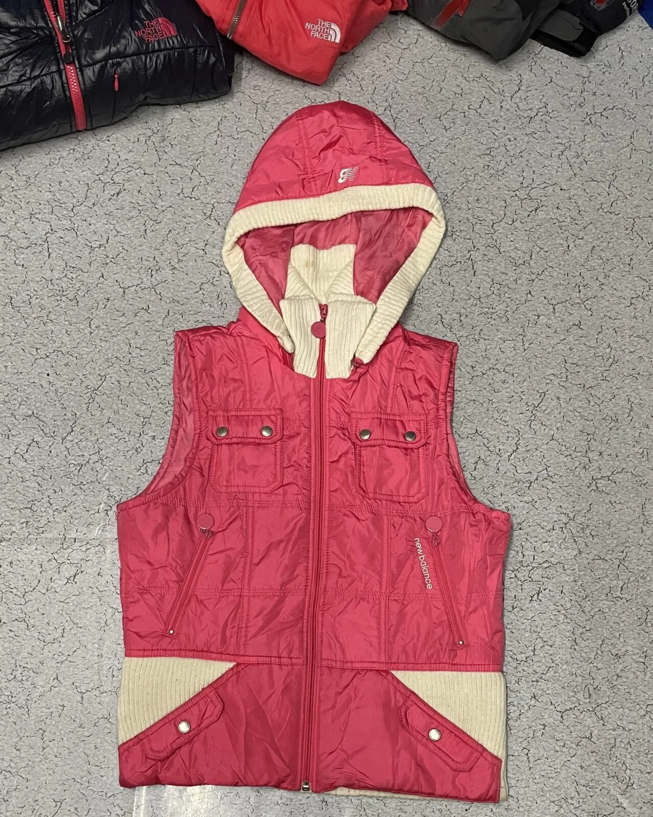 New Balance Pink Jacket front view