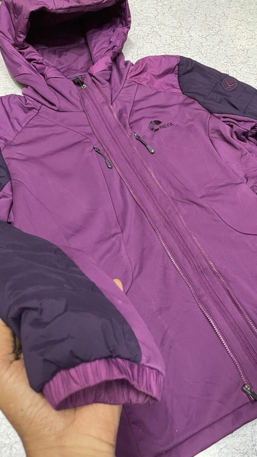 Nepa Black Jacket detail view