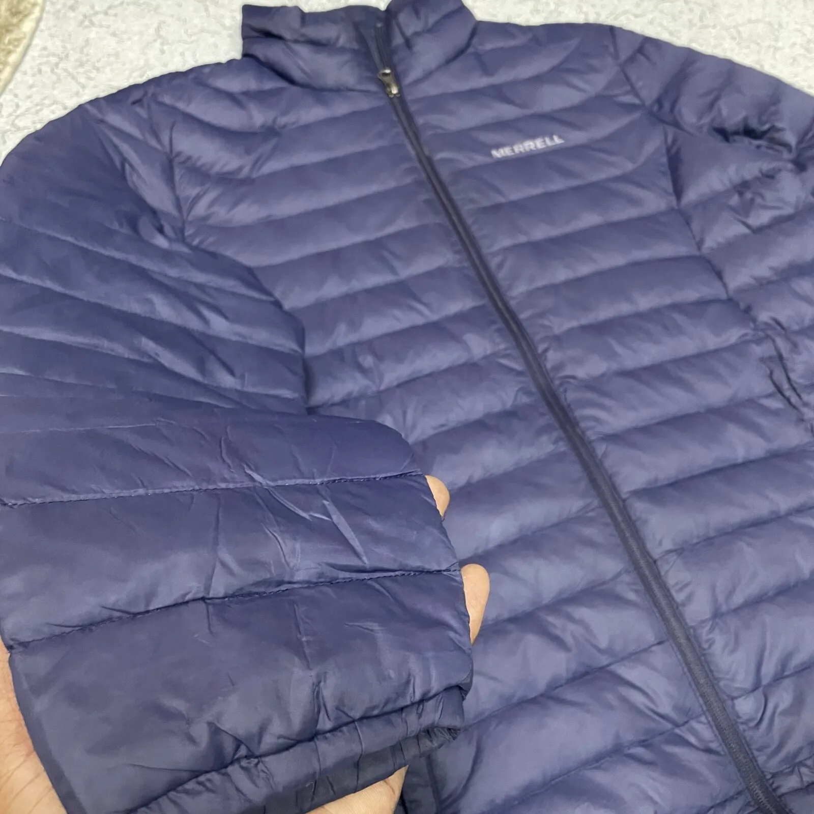Purple Jacket detail view