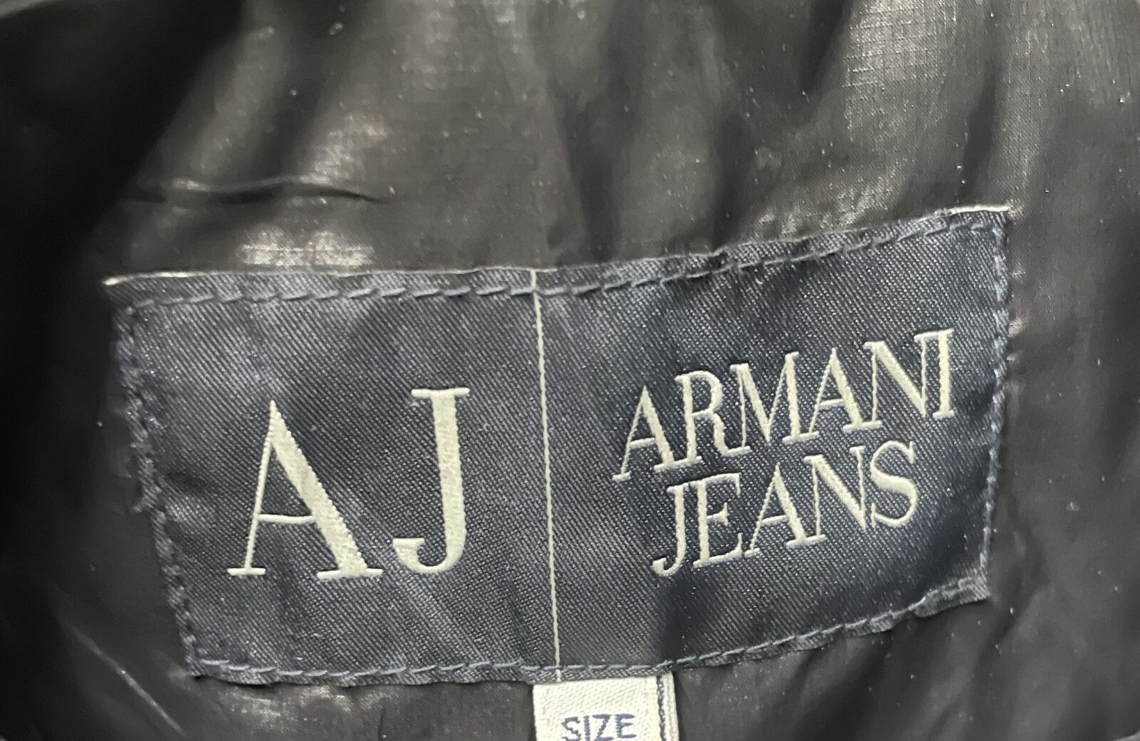 Armani Exchange Black Jeans back view