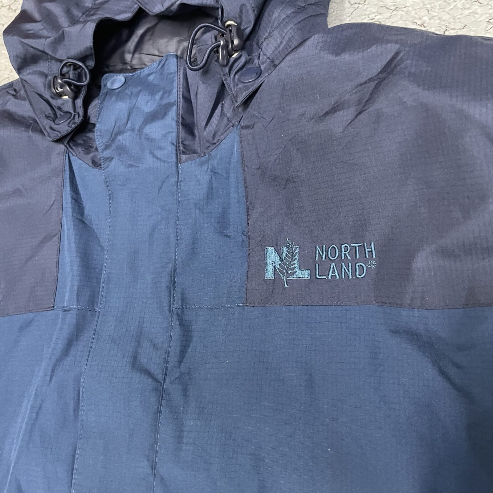 Blue Jacket back view