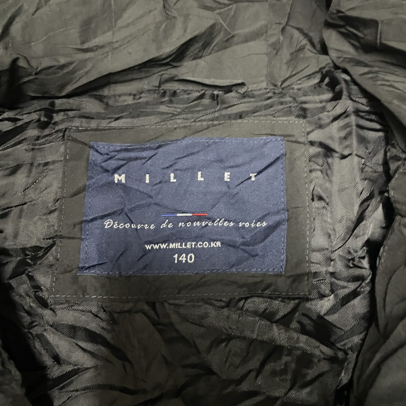 Millet Black Jacket back view