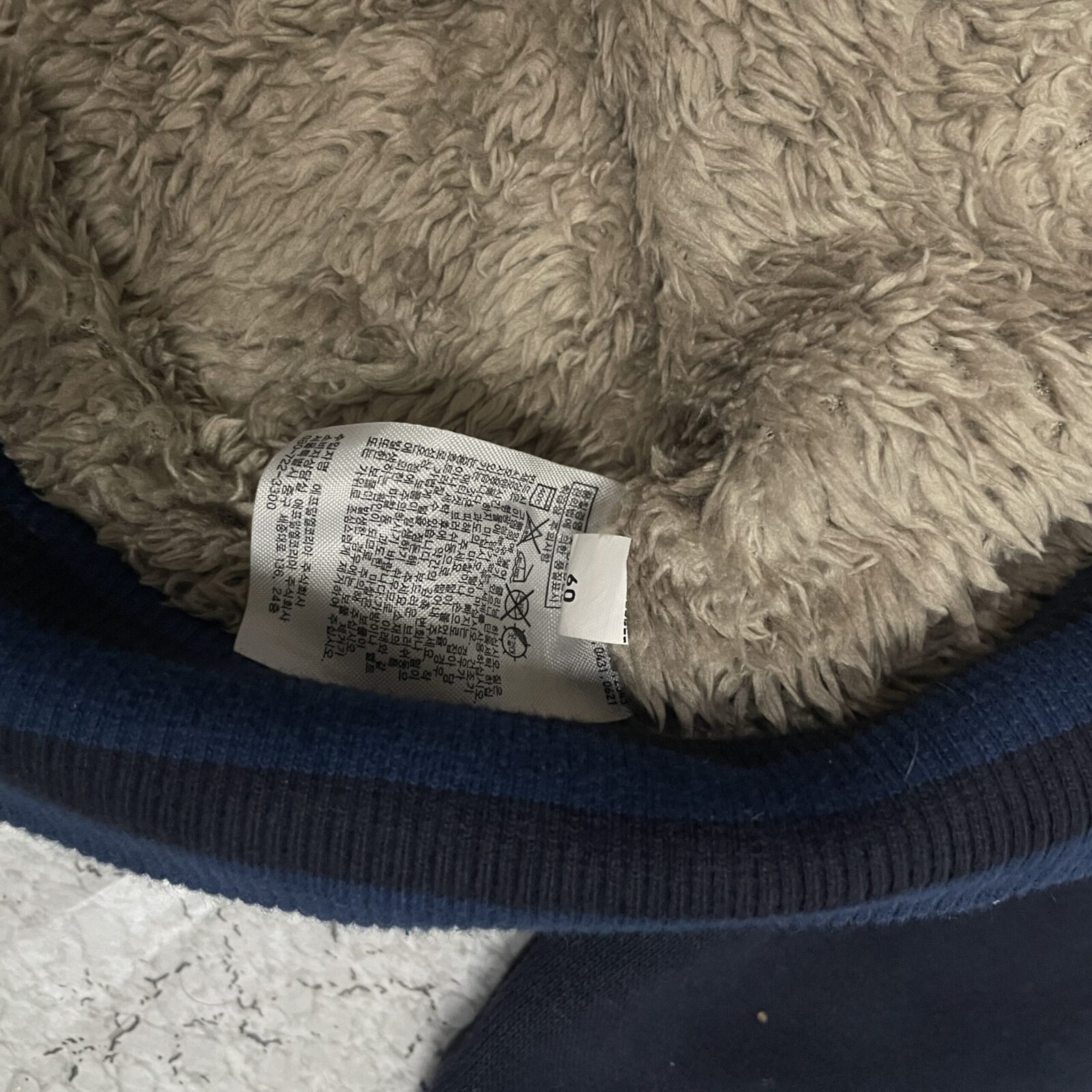 Uniqlo Navy Sweater back view